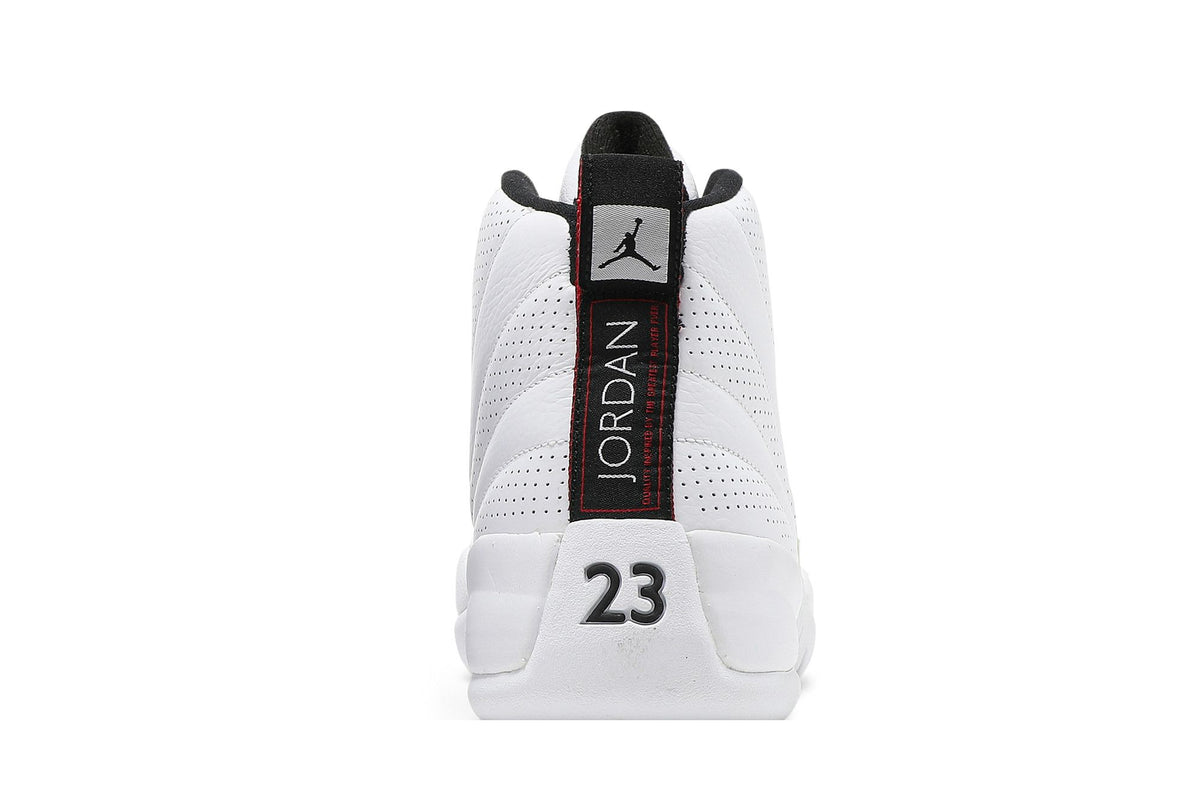 Air Jordan 12 Retro Rising Sun White Varsity Red Black Sneakers 130690-163