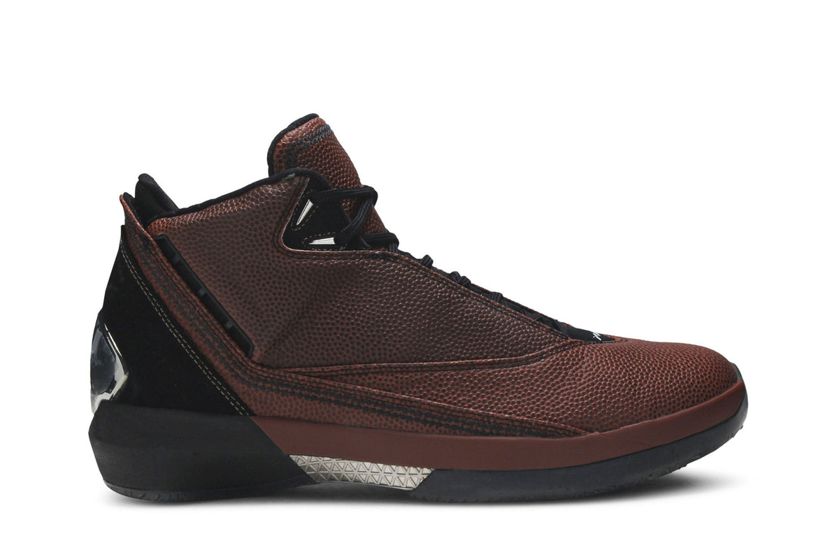 Air Jordan 22 OG Black Leather Basketball Shoes - 316238-002