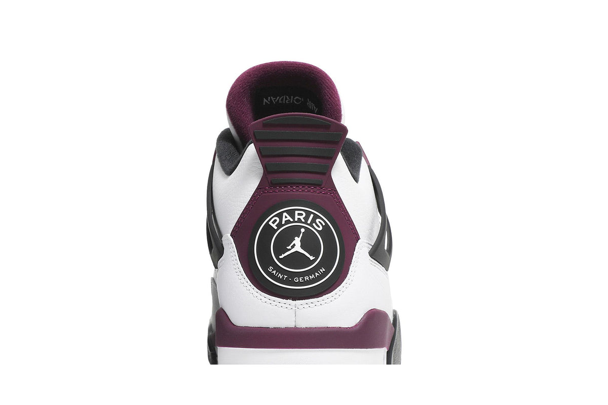 Air Jordan 4 Retro Bordeaux collab Paris Saint-Germain CZ5624-100