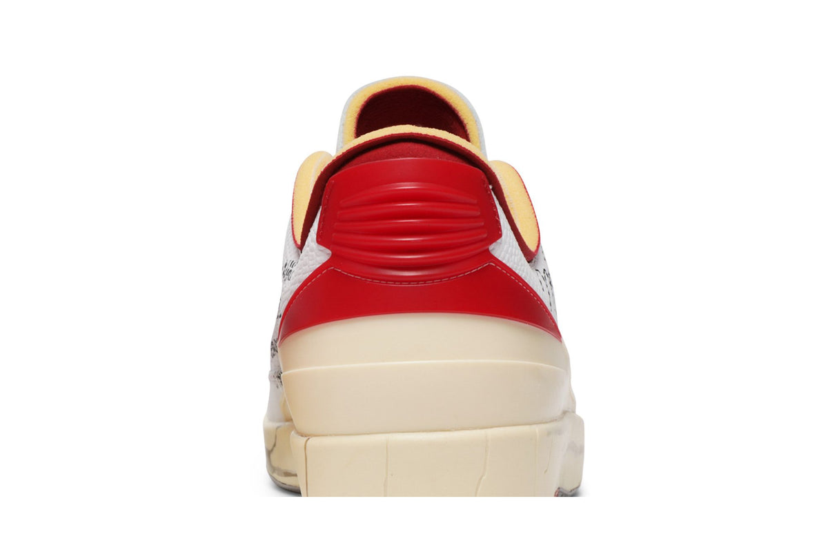 Off-White Air Jordan 2 Retro Low SP White Varsity Red DJ4375-106