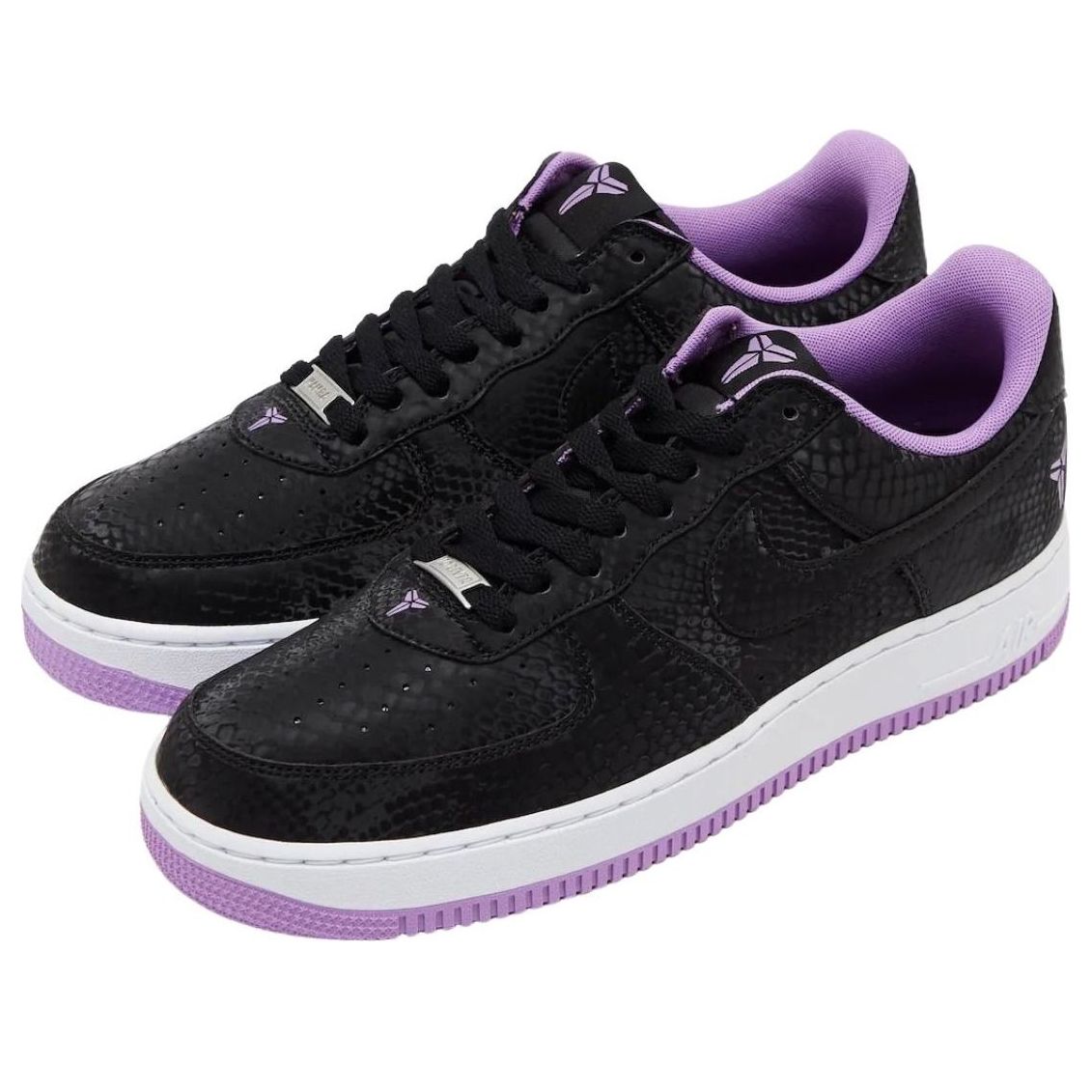 Nike Air Force 1 Low Kobe Bryant Forever Black Purple Stardust IB0018-007 - view 2