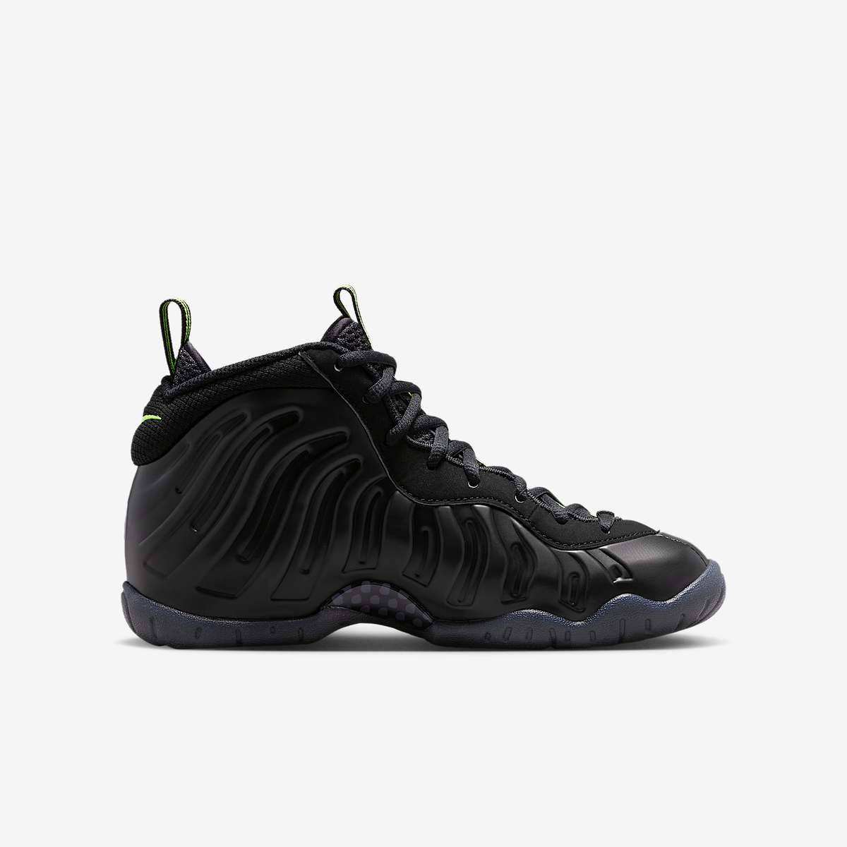 Nike Little Posite Pro Black Voltage Yellow IQ7230-001